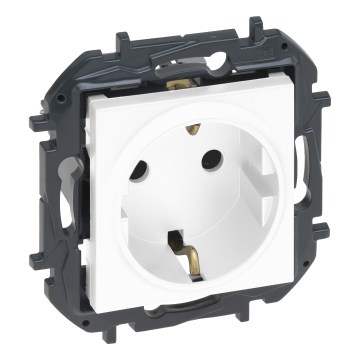Legrand - Priză casnică SCHUKO 250V/16A NILOE STEP albă