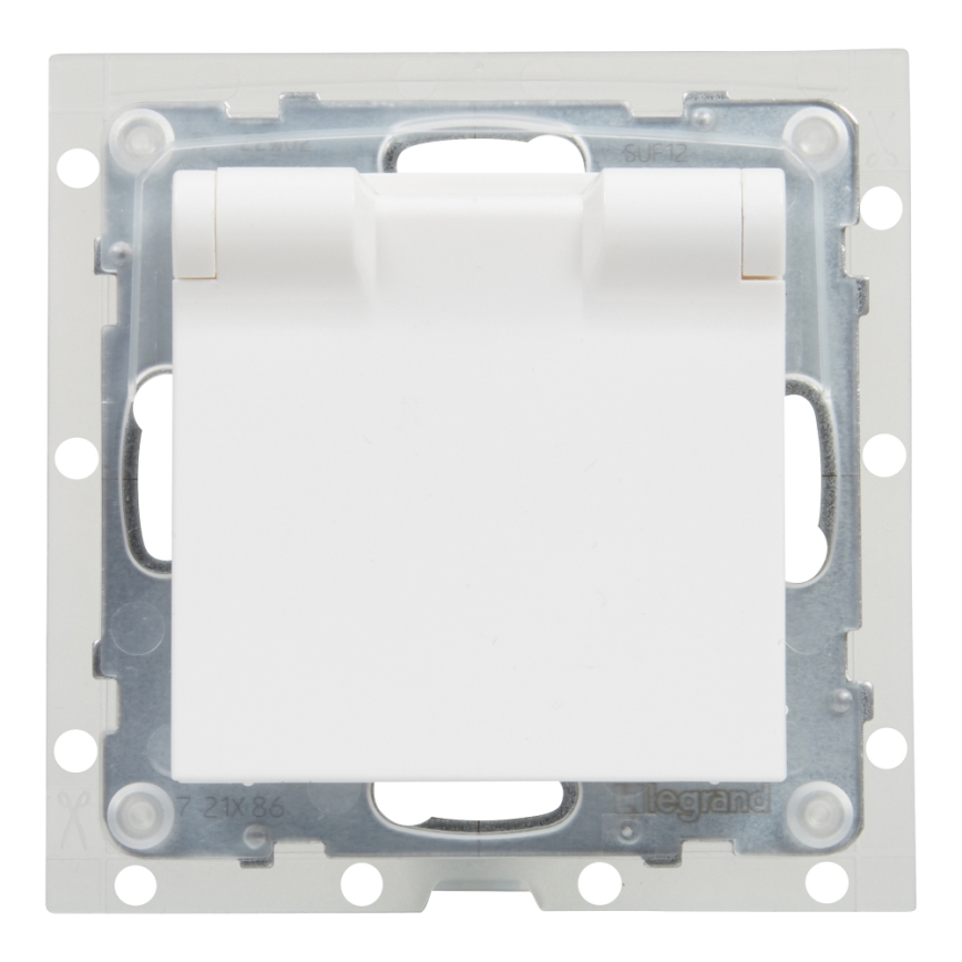 Legrand - Priză de exterior fără ramă 250V/16A NILOE STEP IP44 albă