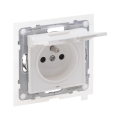 Legrand - Priză de exterior pentru locuință fără ramă NILOE STEP 250V IP44 albă