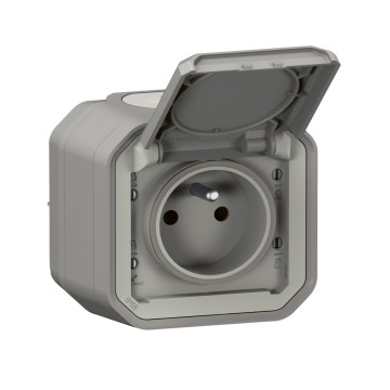 Legrand - Priză de exterior PLEXO 250V IP55 gri
