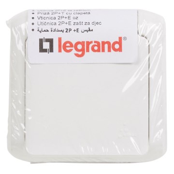 Legrand - Priză de perete pentru uz casnic 250V/16A FORIX IP44 albă