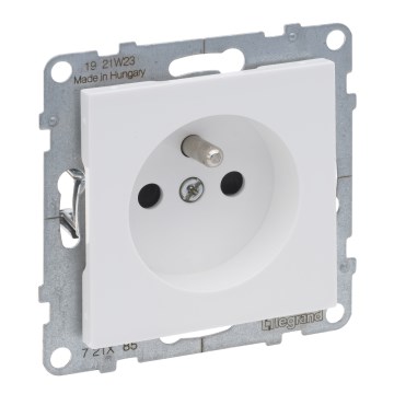 Legrand - Priză de perete pentru uz casnic fără ramă SUNO 250V albă