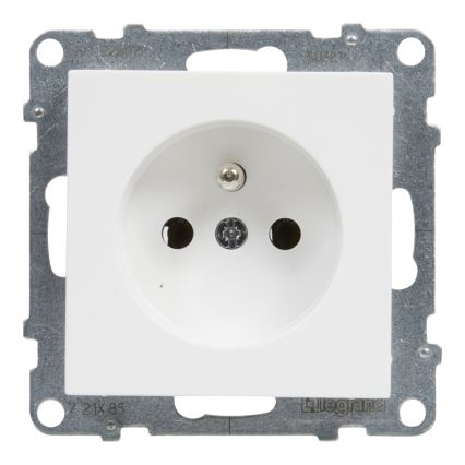 Legrand - Priză de perete pentru uz casnic fără ramă SUNO 250V albă