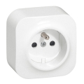 Legrand - Priză de perete pentru uz casnic FORIX 250V albă
