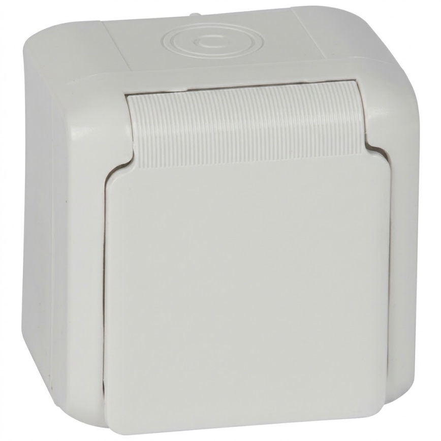 Legrand - Priză de perete pentru uz casnic FORIX 250V IP44 albă