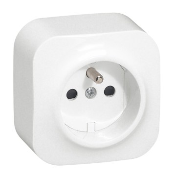 Legrand - Priză de perete rezidențială 250V/16A FORIX albă