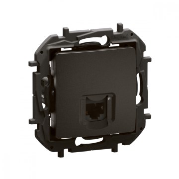 Legrand - Priză Ethernet RJ45 fără ramă NILOE, neagră