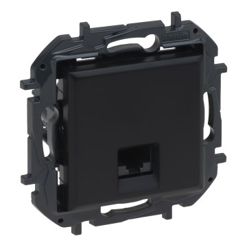 Legrand - Priză Ethernet RJ45 fără ramă NILOE STEP neagră