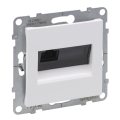 Legrand - Priză Ethernet RJ45 fără ramă SUNO albă