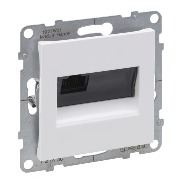 Legrand - Priză Ethernet RJ45 fără ramă SUNO, albă