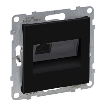 Legrand - Priză Ethernet RJ45 fără ramă SUNO neagră