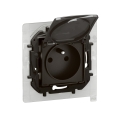 Legrand - Priză exterioară pentru locuință fără ramă 250V/16A NILOE IP44 neagră
