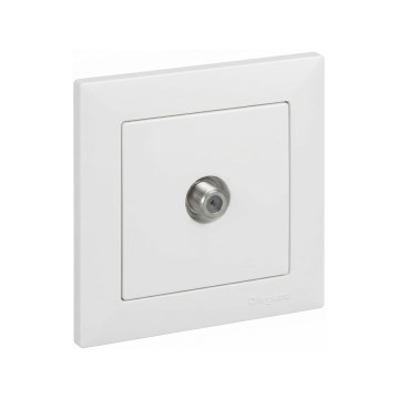 Legrand - priză TV cu ramă SUNO albă