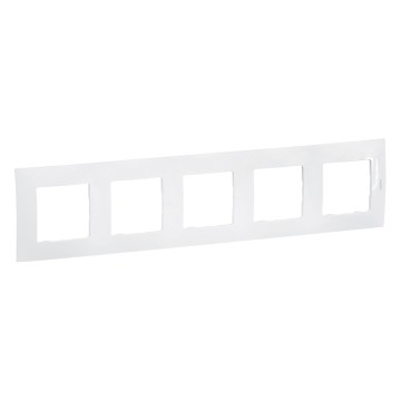 Legrand - Ramă pentru 5 module NILOE, albă