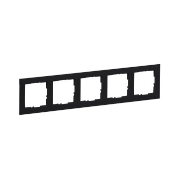 Legrand - Ramă pentru 5 posturi SUNO, neagră