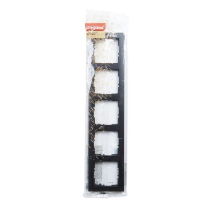 Legrand - Ramă pentru 5 posturi SUNO, neagră