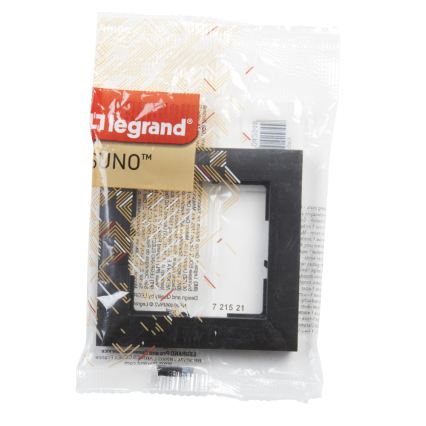Legrand - Ramă simplă SUNO neagră