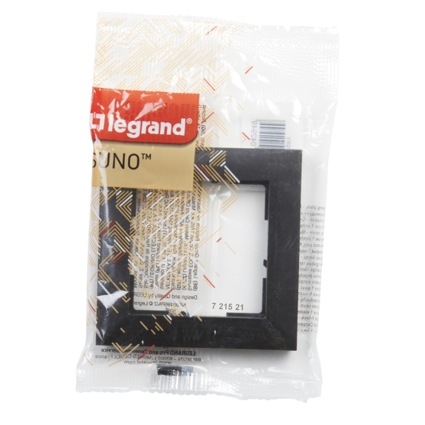 Legrand - Ramă simplă SUNO neagră