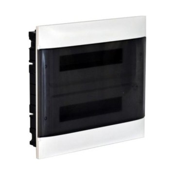 Legrand - Tablou electric încastrat 24M IP40 alb/negru