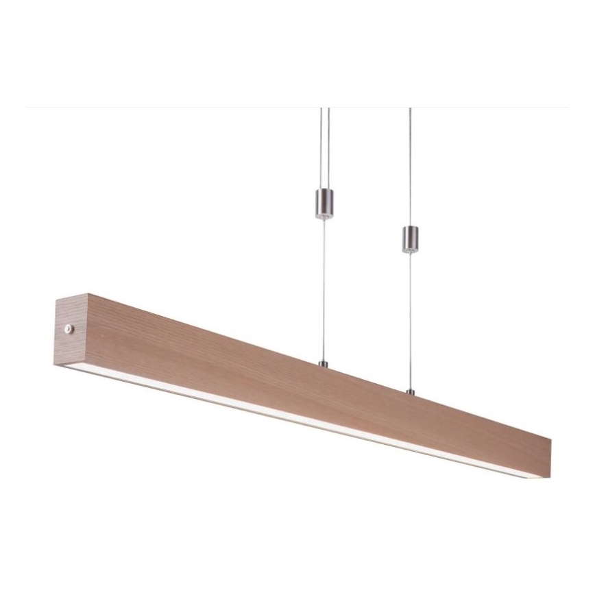 Leuchten Direkt 11420-78 - Pendul LED pe cablu AMANDA LED/30W/230V 2700-5000K 110 cm maro