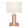 Leuchten Direkt 11421-78 - Lampă de masă LED reglabilă AMANDA 1xE27/40W/230V + LED/5W