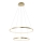 Leuchten Direkt 11525-12 -Lustră LED pe cablu CIRCLE LED/18,5W/230V + LED/23,5W
