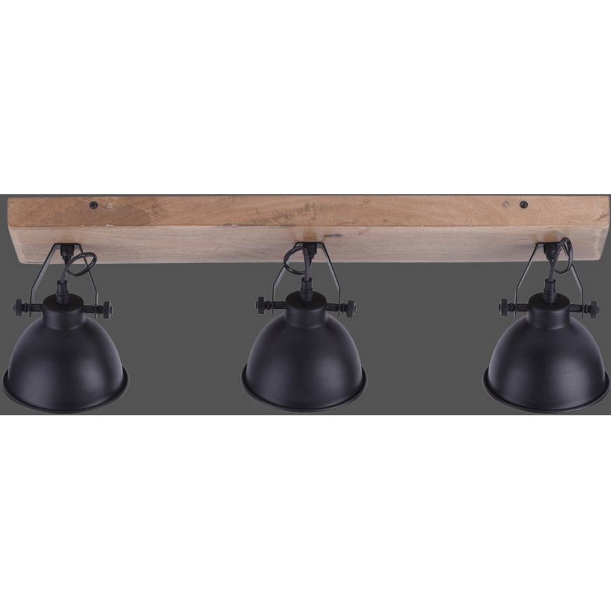 Leuchten Direkt 11983-18 - Lampă spot SAMIA 3xE14/40W/230V negru