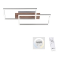 Leuchten Direkt 14018-78 - LED Plafonieră dimmabilă IVEN 2xLED/15W/230V + telecomandă