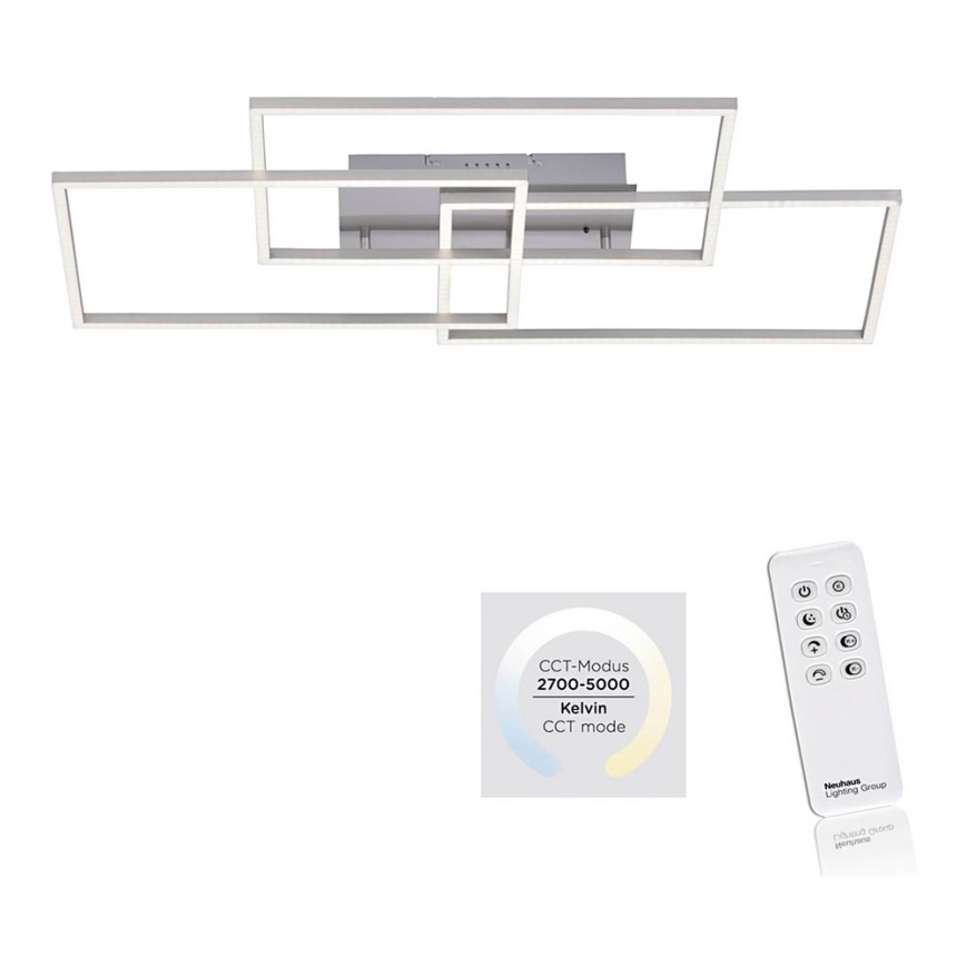 Leuchten Direkt 14150-55 - LED Plafonieră dimmabilă IVEN 3xLED/13W/230V + telecomandă