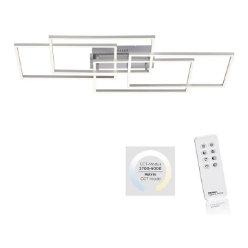 Leuchten Direkt 14151-55 - LED Plafonieră dimmabilă IVEN 4xLED/12W/230V + telecomandă