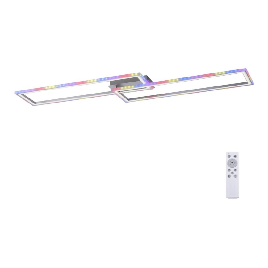 Leuchten Direkt 14635-55 - Plafonieră LED RGB reglabilă FELIX LED/34,5W/230V cu telecomandă