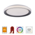 Leuchten Direkt 14659-18 - LED RGB Dimming Lustra de tavan LOLA LED/24W/230V Tuya + telecomandă