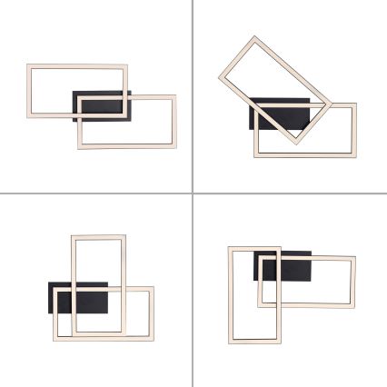 Leuchten Direkt 14692-18 - Plafonier LED dimabil IVEN LED/36W/230V