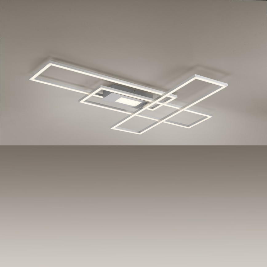 Leuchten Direkt 14693-55 - Plafonieră LED dimabilă ASMIN LED/48W/230V cu telecomandă