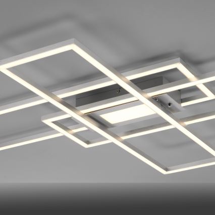 Leuchten Direkt 14693-55 - Plafonieră LED dimabilă ASMIN LED/48W/230V cu telecomandă