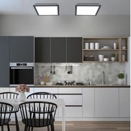 Leuchten Direkt 14755-18 - Plafonier LED reglabil FLAT LED/28W/230V 2700-5000 + telecomandă