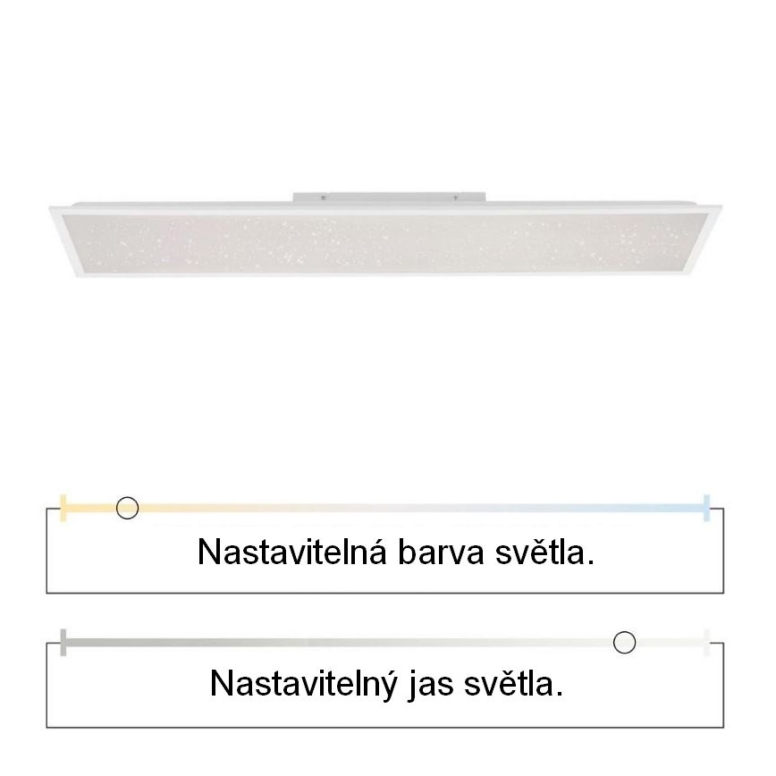 Leuchten Direkt 14762-16 - Lampă LED dimabilă STARRYFLAT LED/36W/230V cu telecomandă