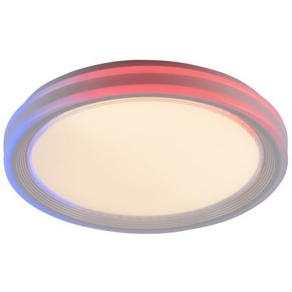 Leuchten Direkt 15154-16 - Plafonier LED RGB reglabil EDGING LED/39W/230V cu telecomandă