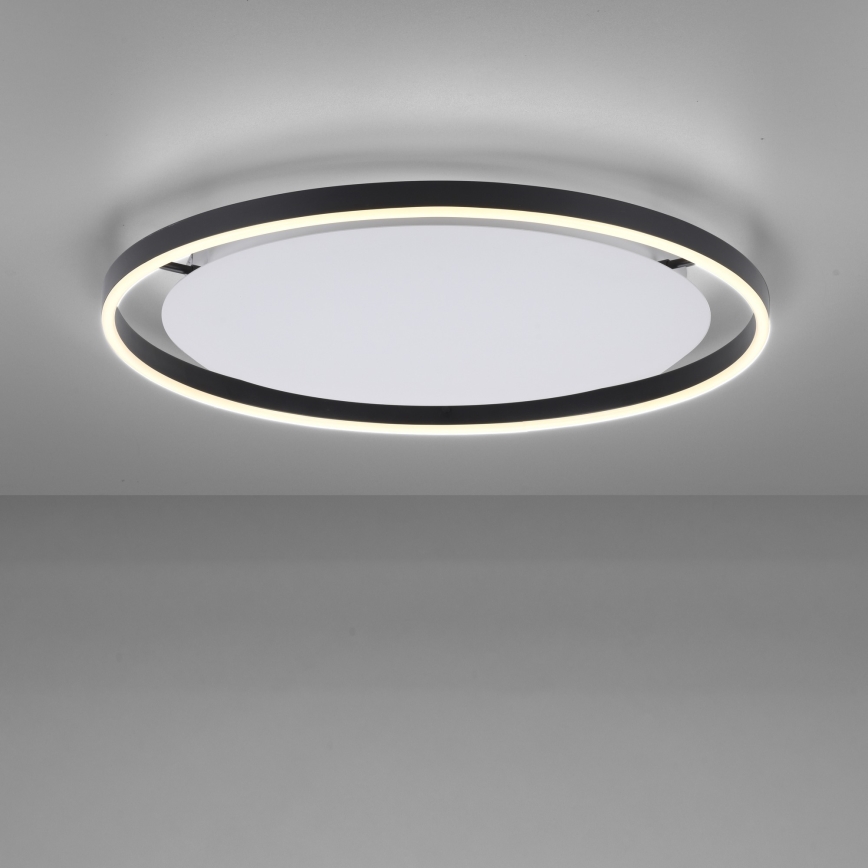 Leuchten Direkt 15392-13 - Plafonieră LED cu funcție de reglare a intensității RITUS LED/30W/230V negru