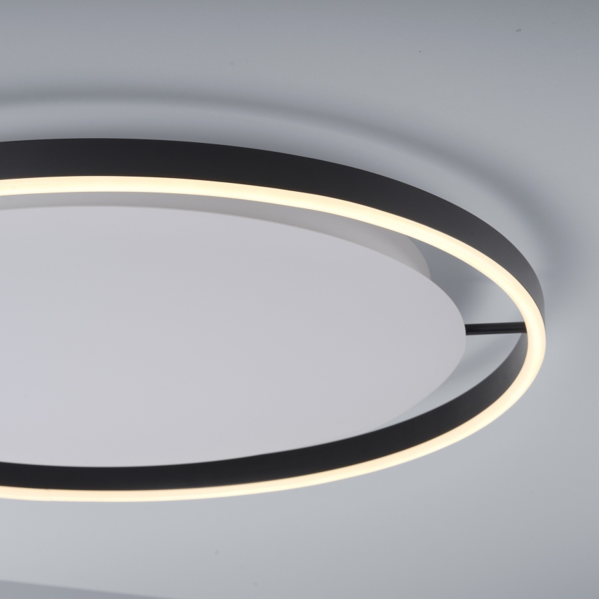 Leuchten Direkt 15392-13 - Plafonieră LED dimabilă RITUS LED/28W/230V neagră