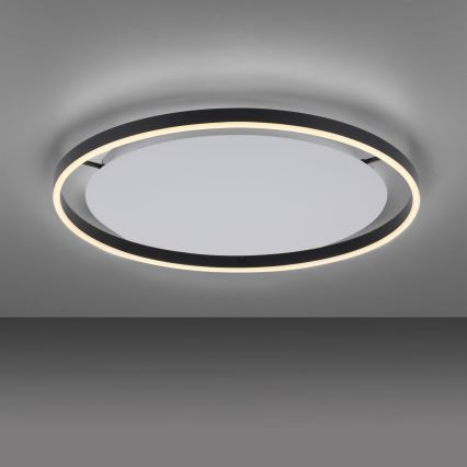 Leuchten Direkt 15392-13 - Plafonieră LED dimabilă RITUS LED/28W/230V neagră
