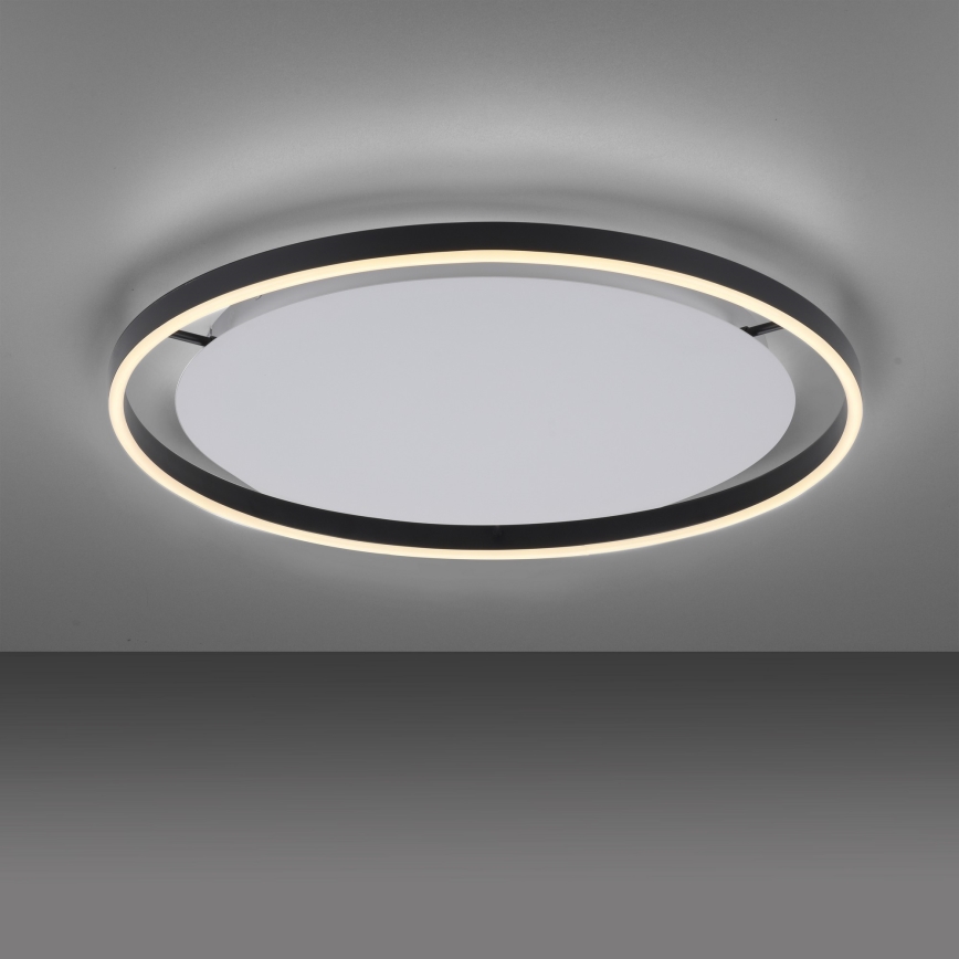 Leuchten Direkt 15392-13 - Plafonieră LED dimabilă RITUS LED/28W/230V neagră