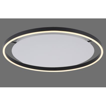 Leuchten Direkt 15392-13 - Plafonieră LED dimabilă RITUS LED/28W/230V neagră