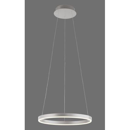 Leuchten Direkt 15393-95 - Candelabru LED dimabil pe cablu RITUS LED/20W/230V crom mat