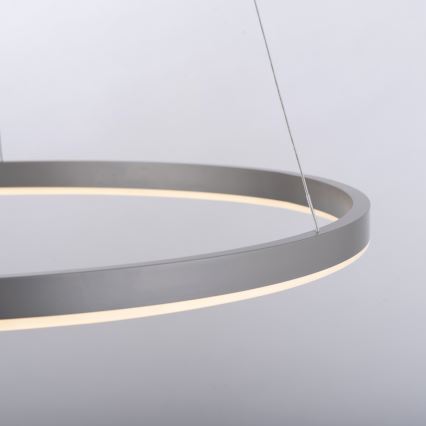 Leuchten Direkt 15394-95 - Candelabru LED dimabil pe cablu RITUS LED/30W/230V crom mat