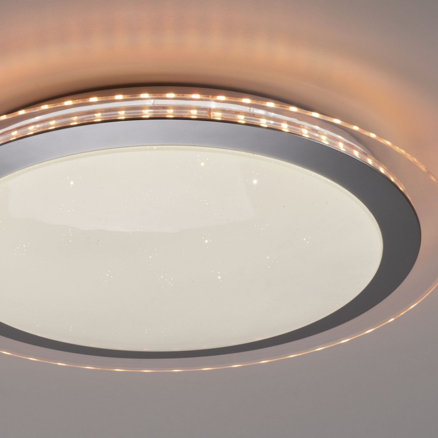 Leuchten Direkt 15411-21 - Plafonier LED RGB reglabil CYBA LED/26W/230V + telecomandă