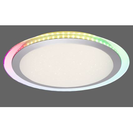 Leuchten Direkt 15411-21 - Plafonier LED RGB reglabil CYBA LED/26W/230V + telecomandă