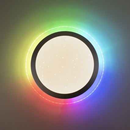 Leuchten Direkt 15411-21 - Plafonier LED RGB reglabil CYBA LED/26W/230V + telecomandă