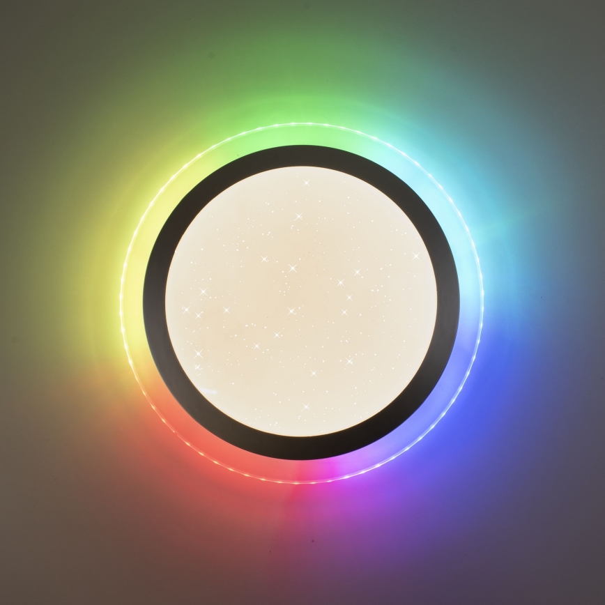 Leuchten Direkt 15411-21 - Plafonier LED RGB reglabil CYBA LED/26W/230V + telecomandă