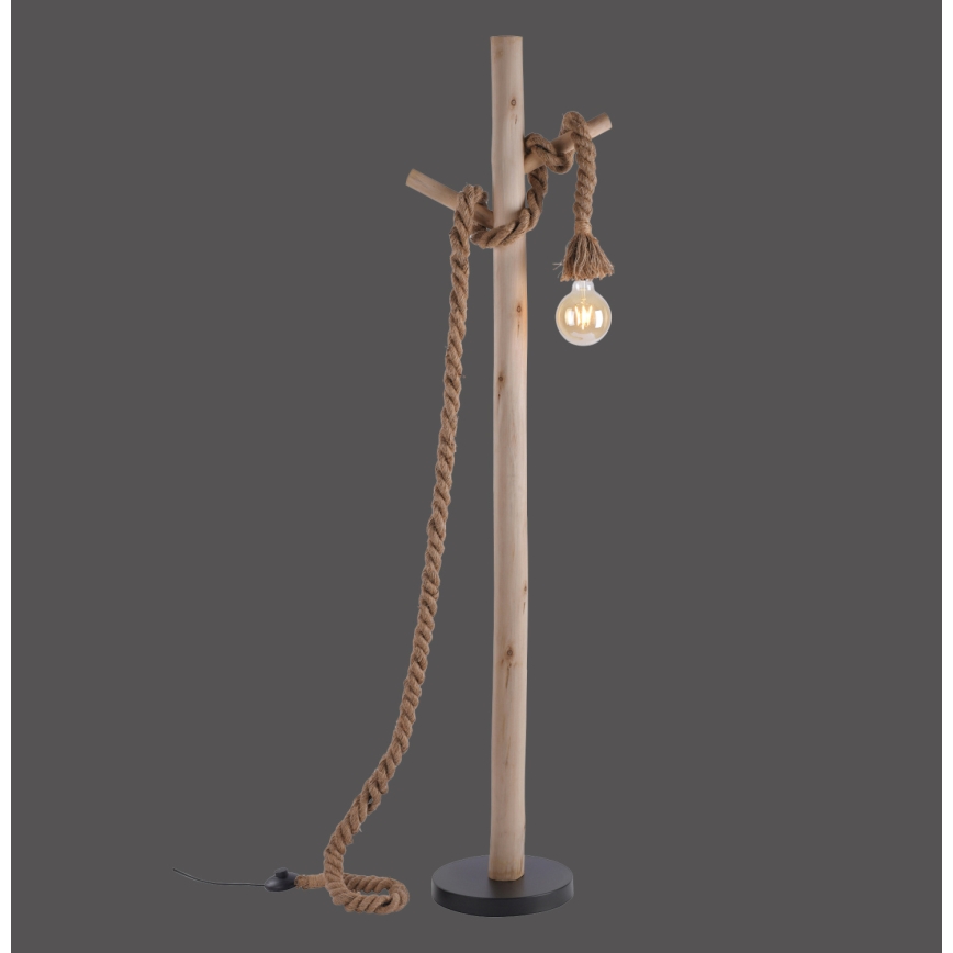 Leuchten Direkt 15484-18 - Lampă de podea ROPE 1xE27/15W/230V